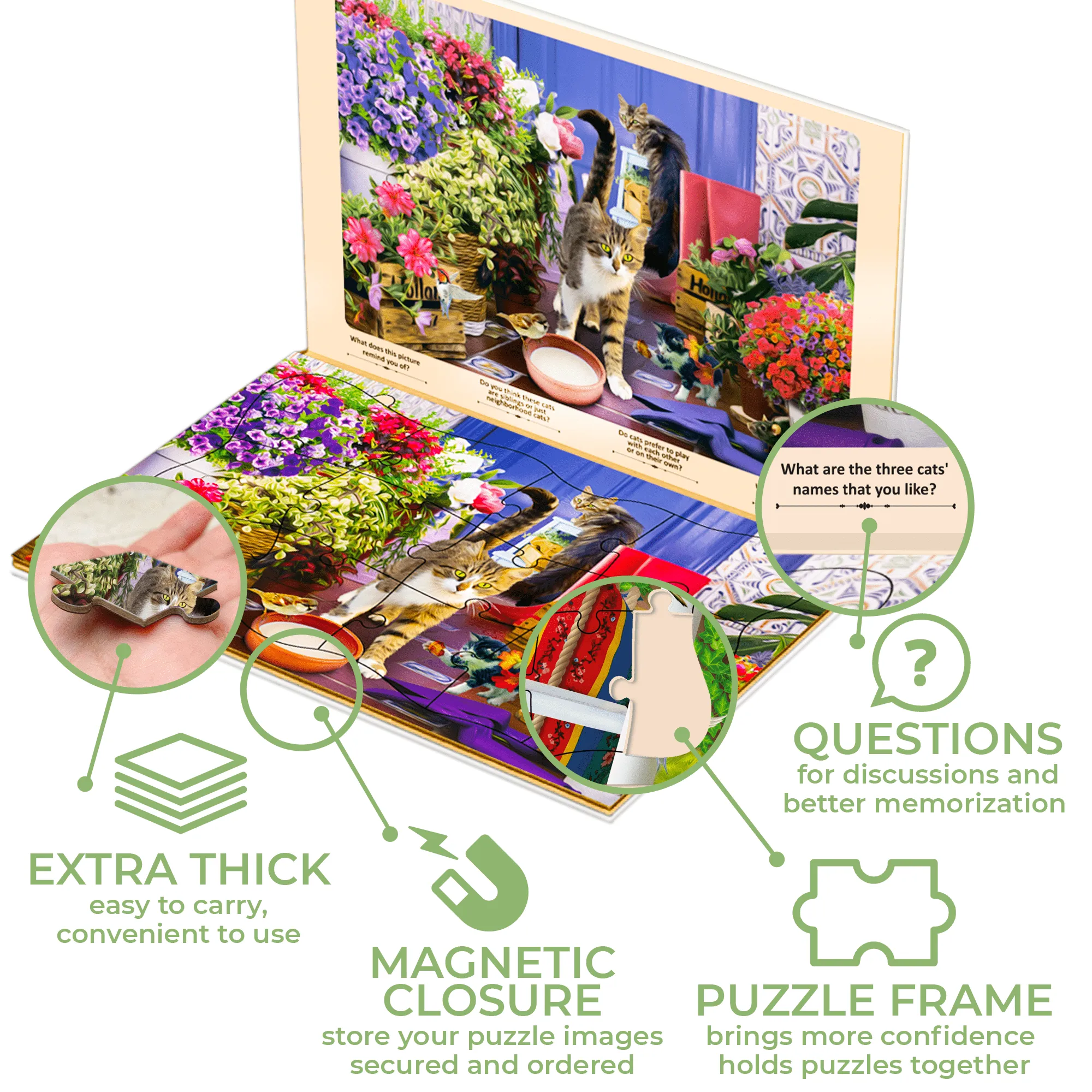 13 Pcs Dementia Puzzles for Elderly | Animals