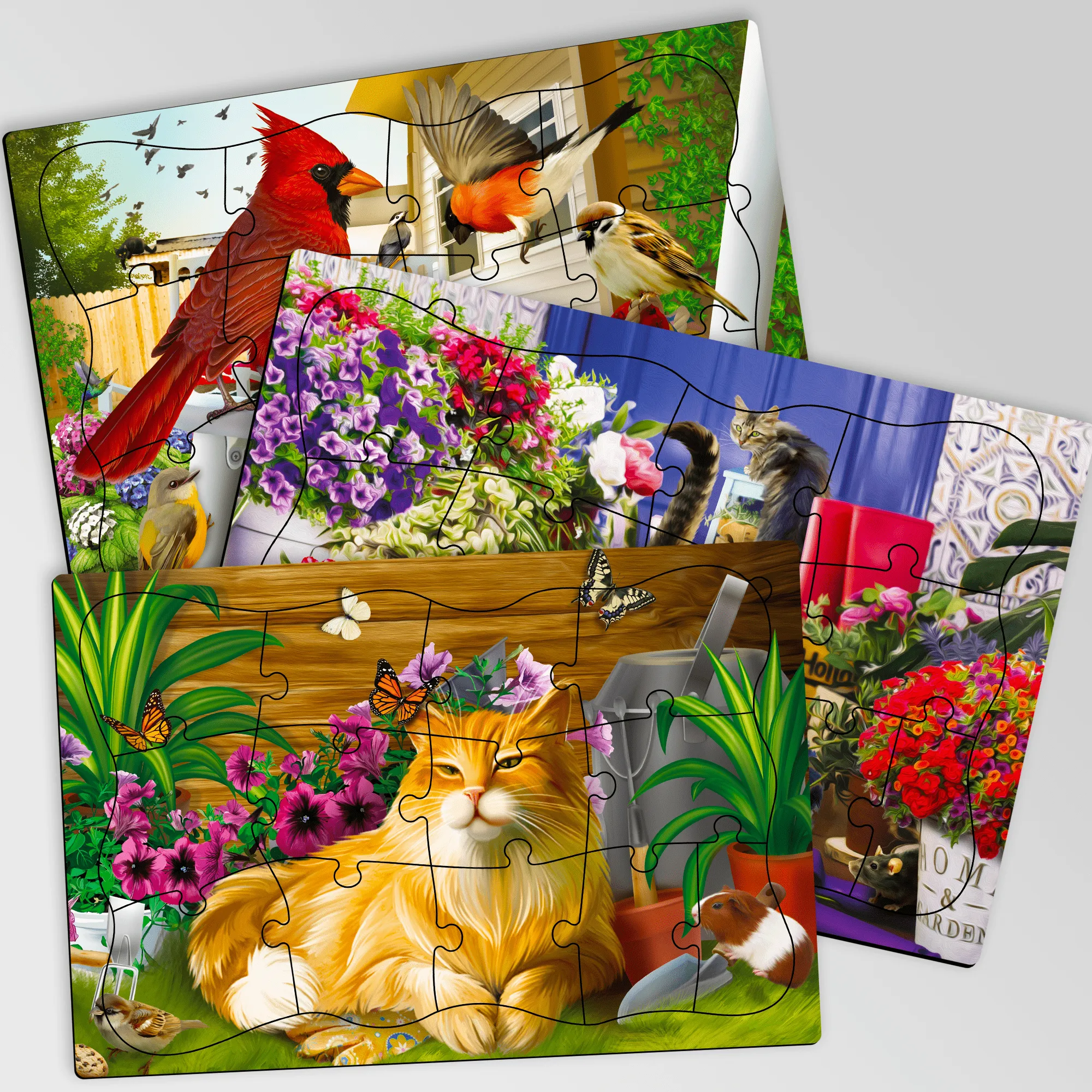 13 Pcs Dementia Puzzles for Elderly | Animals