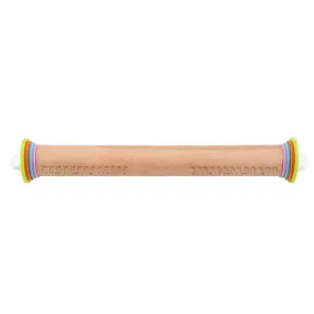 17 inch Beech Wood Adjustable Rolling Pin for Baking