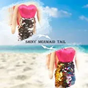 18" Adalina Mermaid W/ Reversible Sequin Tail (89001-3)