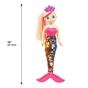 18" Adalina Mermaid W/ Reversible Sequin Tail (89001-3)