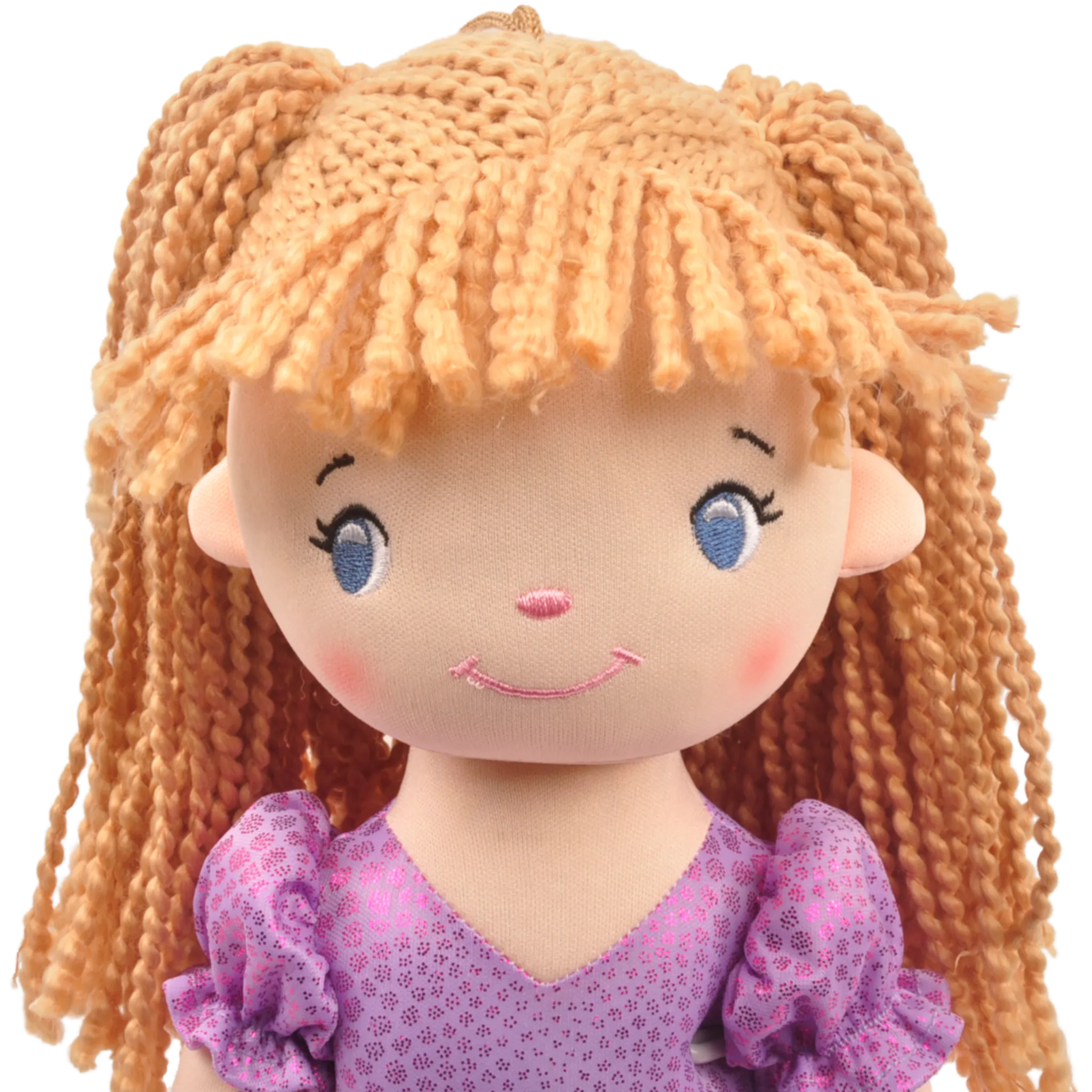 18" Addy Doll Purple Rag Doll (89045Purple)