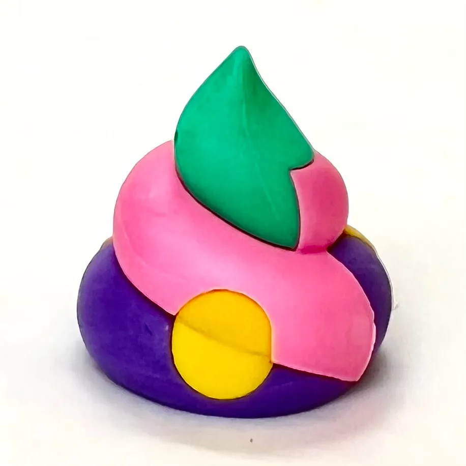 382791 RAINBOW UNCHI POOP ERASERS -30