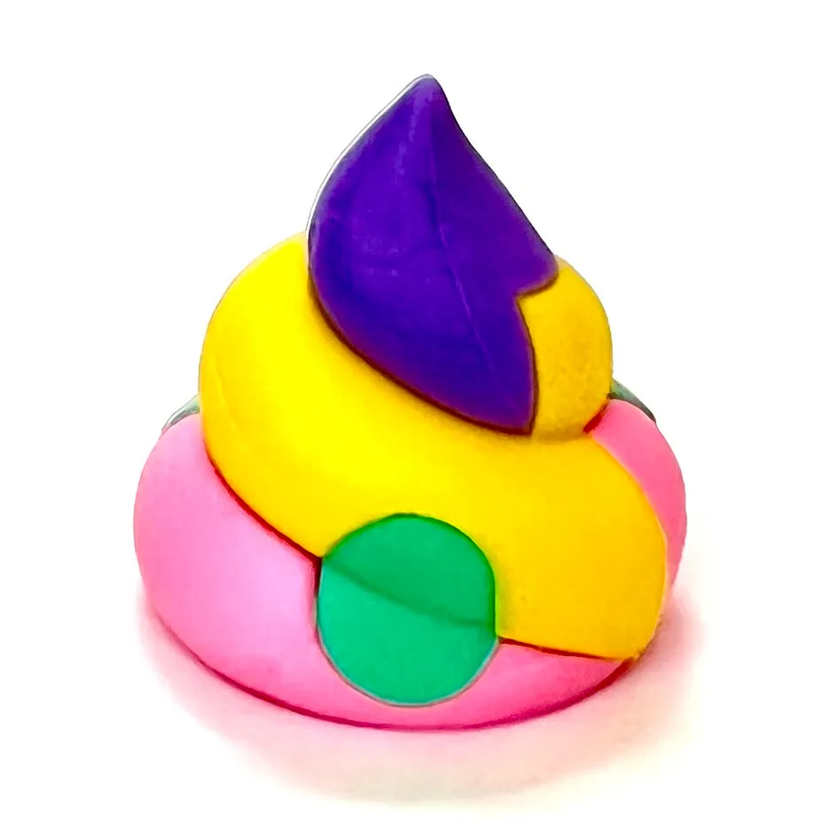 382791 RAINBOW UNCHI POOP ERASERS -30