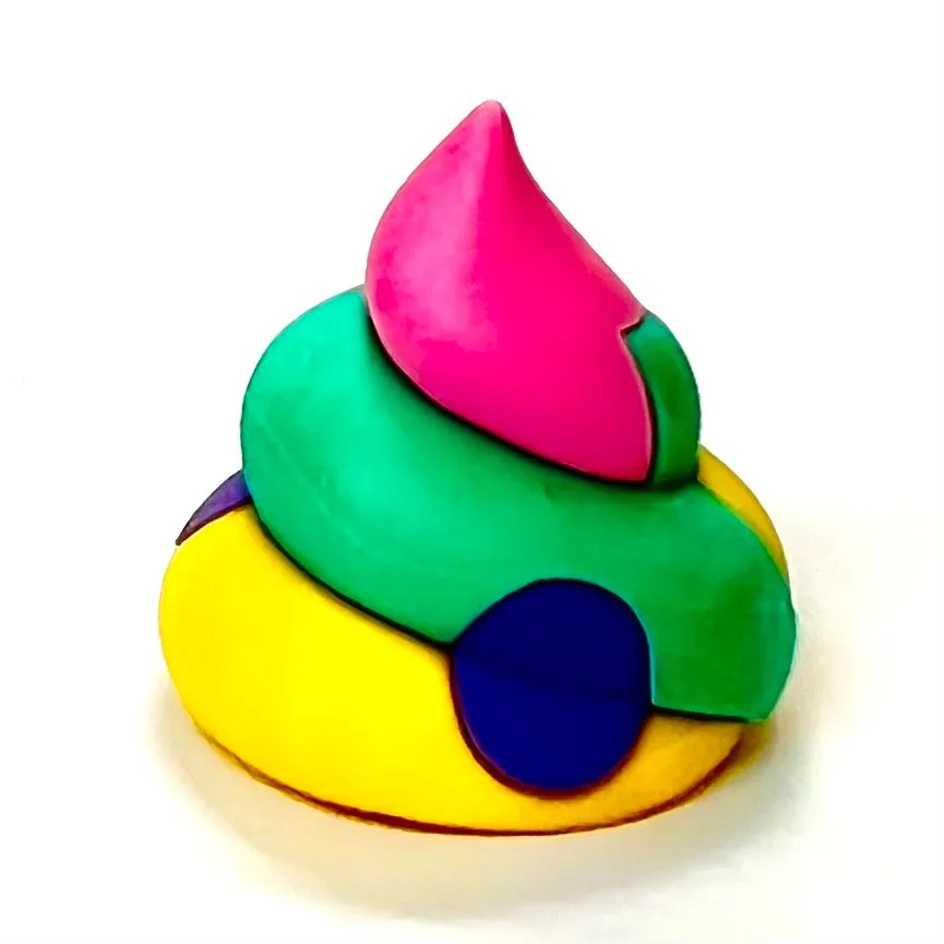 382791 RAINBOW UNCHI POOP ERASERS -30