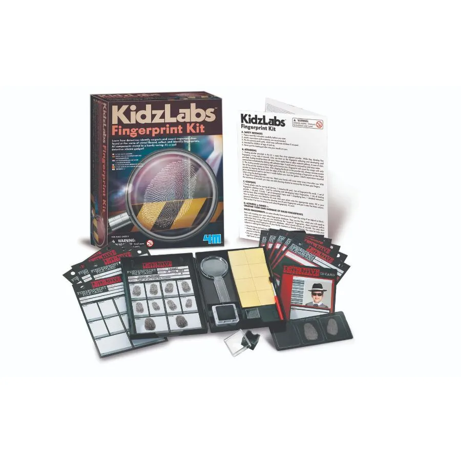 4M - KidzLabs Detective Fingerprint Kit