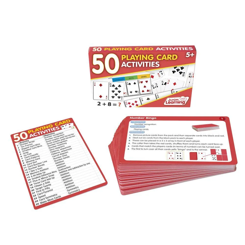 50 Playing Card Activities