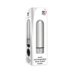 Adam & Eve Eve's Rechargeable Silver Metal Bullet