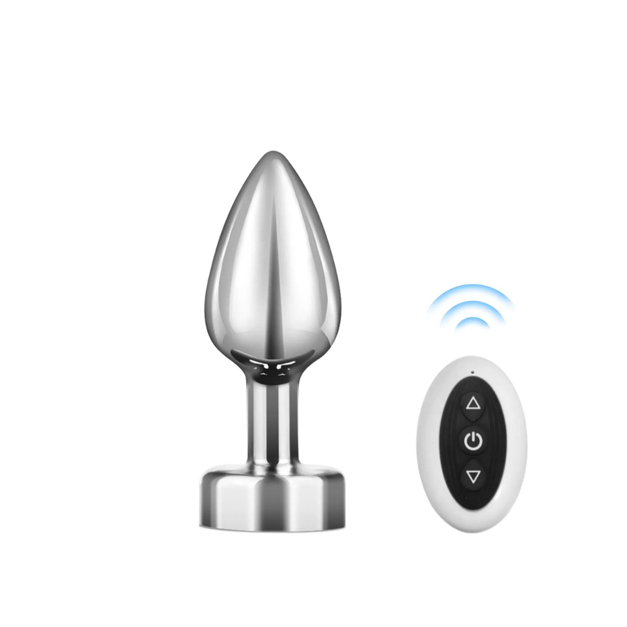 Anal Vibrating Butt Plug - Steel & Portable