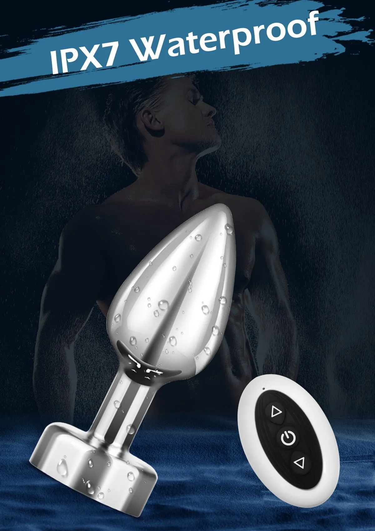 Anal Vibrating Butt Plug - Steel & Portable