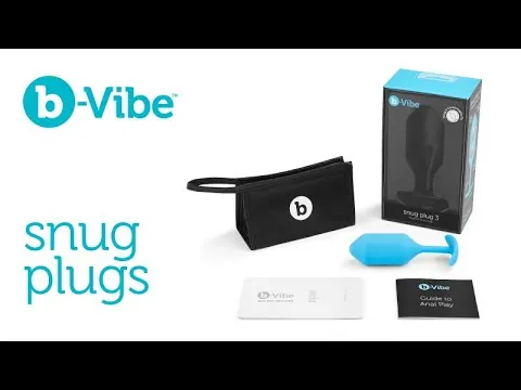 b-Vibe Snug Plug 1 Petite Weighted Silicone Anal Plug