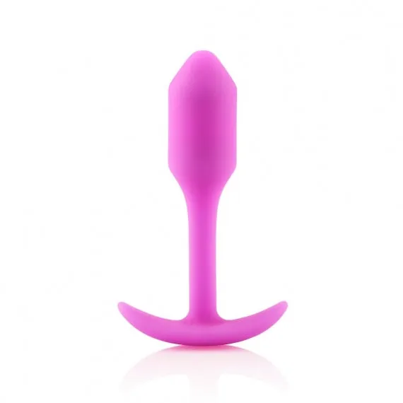 b-Vibe Snug Plug 1 Petite Weighted Silicone Anal Plug