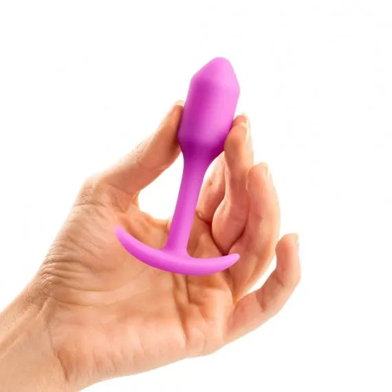 b-Vibe Snug Plug 1 Petite Weighted Silicone Anal Plug