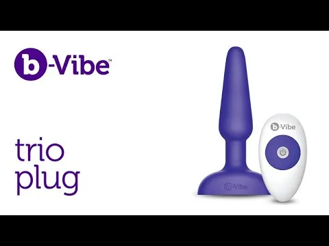 B-Vibe Trio Plug - Black