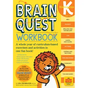 Brain Quest Workbook: Kindergarten Paperback