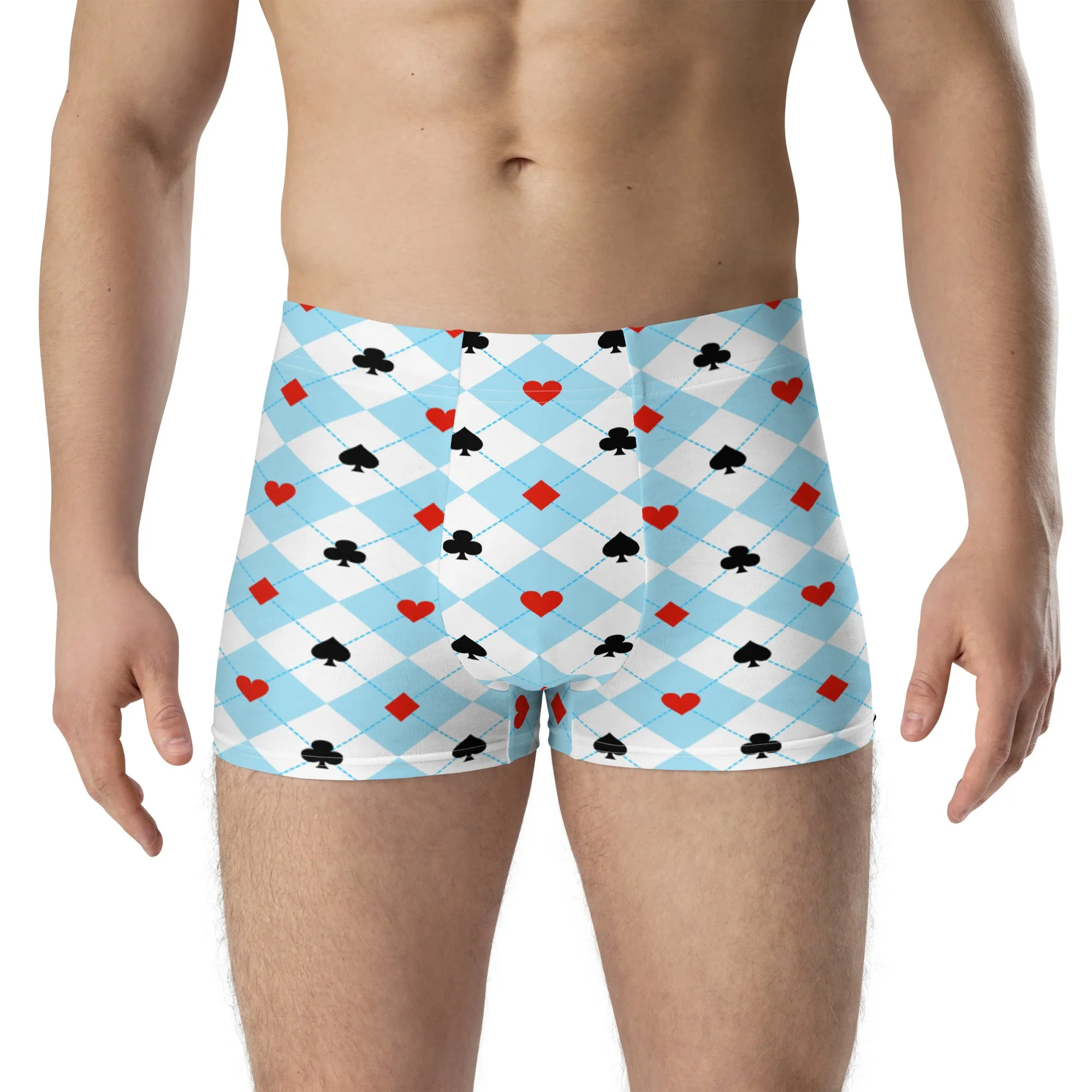 Chess pattern boxer briefs for men’s