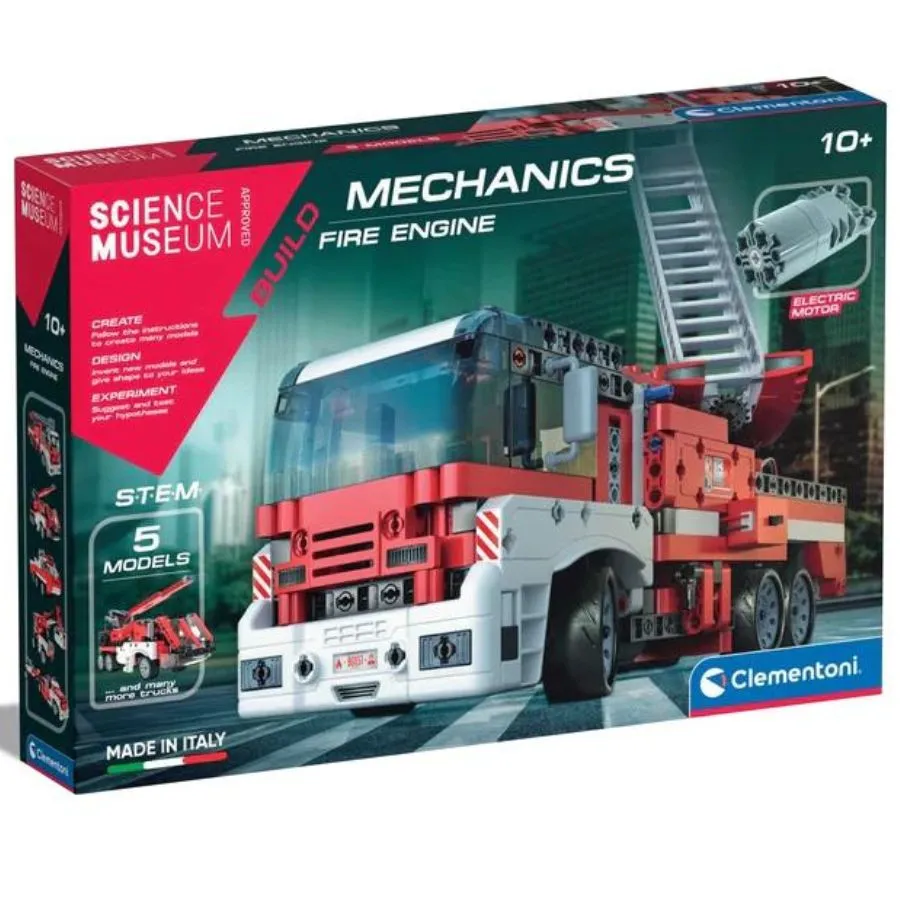 Clementoni - Science and Museum Build: Mechanics Fire Engine