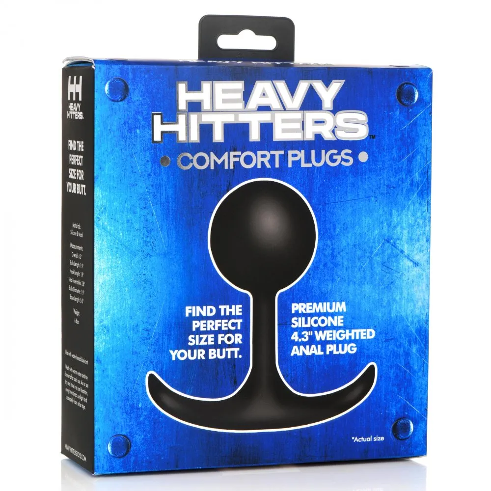 Comfort Plugs Premium Silicone 4.4" Weighted Round Plug