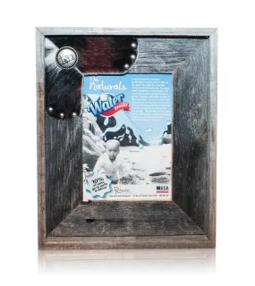 Cowhide Frame Cowboy Cross 5x7