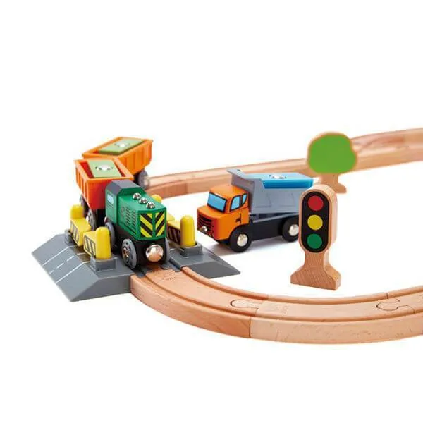 Crane & Cargo Train Set