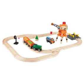 Crane & Cargo Train Set