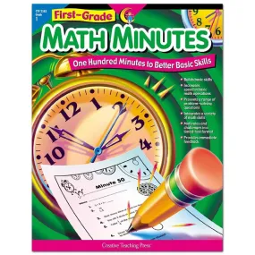 Creative Teaching Press First Grade Math Minutes Workbook