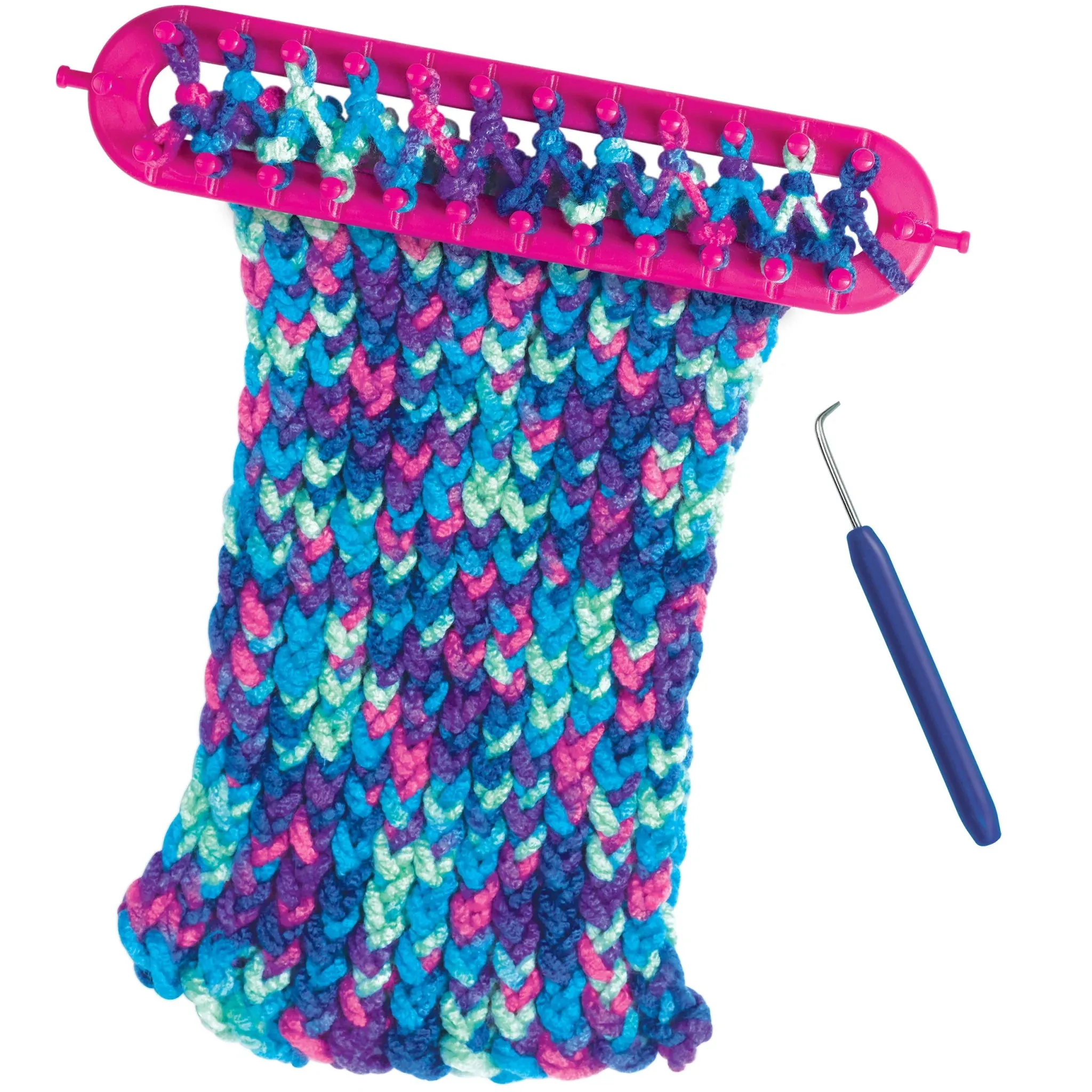 Creativity for Kids 6304 Quick Knit Button Scarf