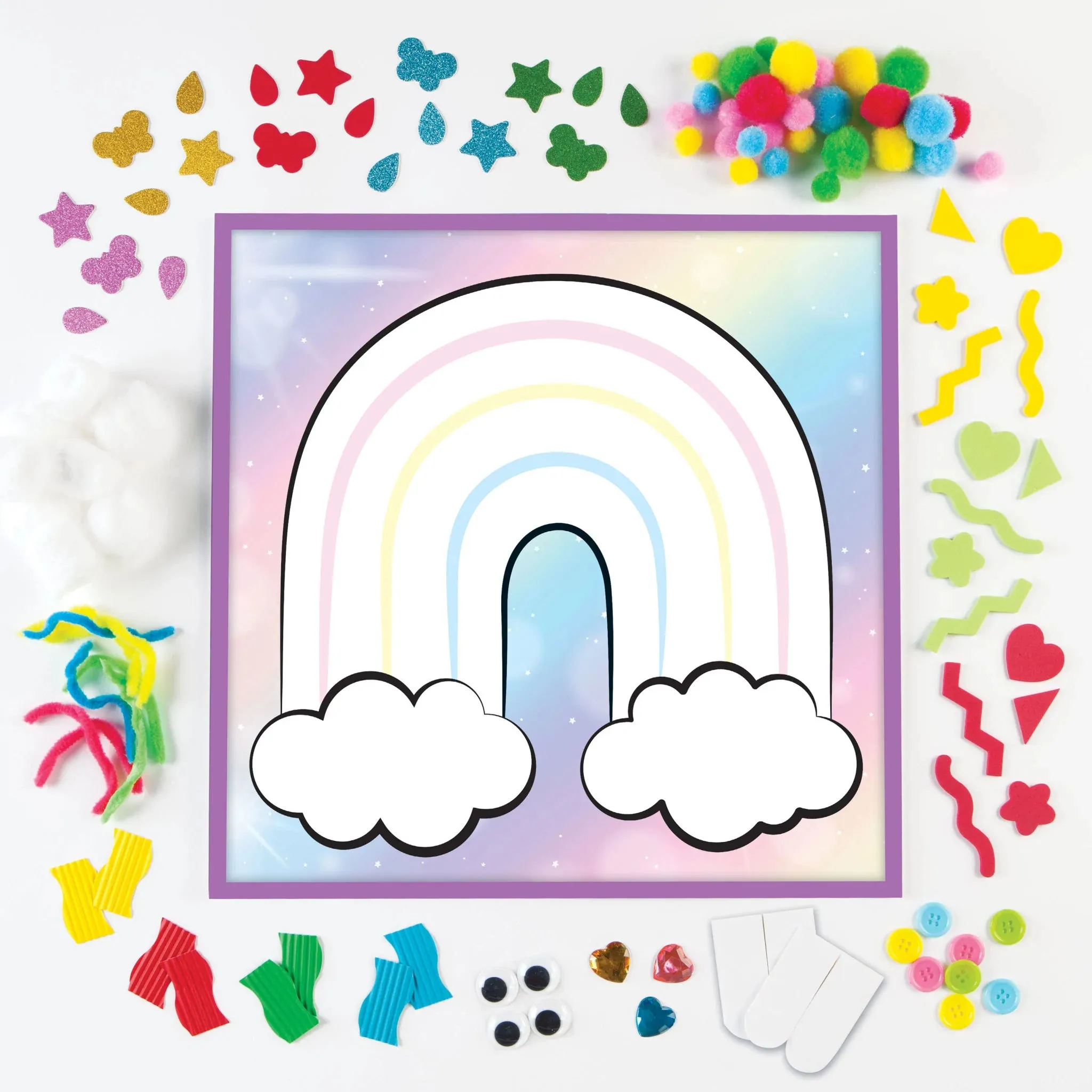 Creativity for Kids 6353 Sensory Sticky Wall Art - Rainbow