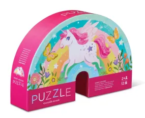 Crocodile Creek 12 Piece Mini Puzzle Sweet Unicorn