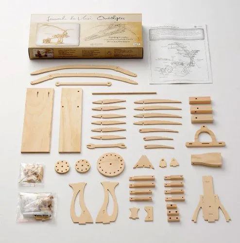 Da Vinci Ornithopter Wooden Building Kit