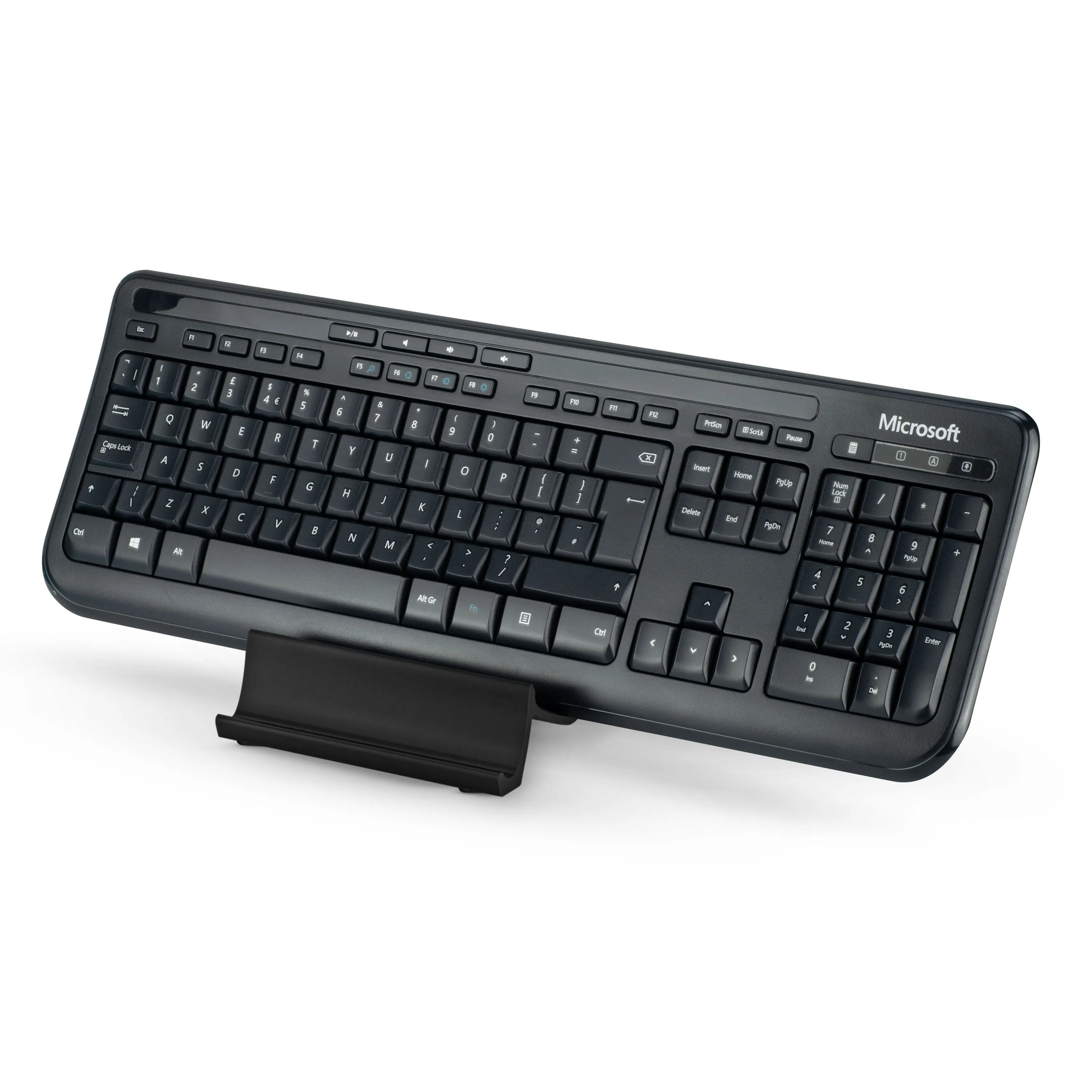 Desktop Keyboard Stand Holder - Minimal, Modern Wave Design for Display & Safe Storage for All Gaming, Home & Office Keyboards