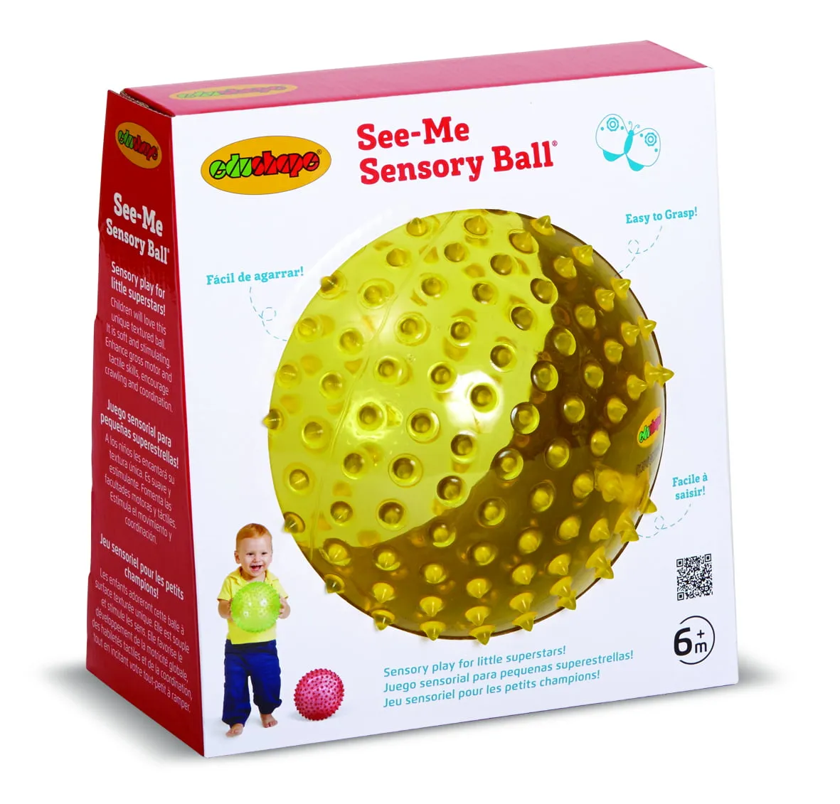 Edushape Sensory See-Me Ball, 7in