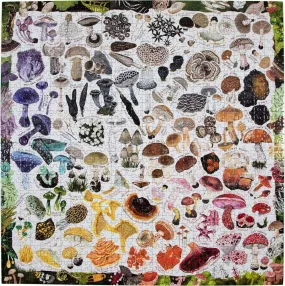 EeBoo Mushroom Rainbow 1000 Piece Puzzle