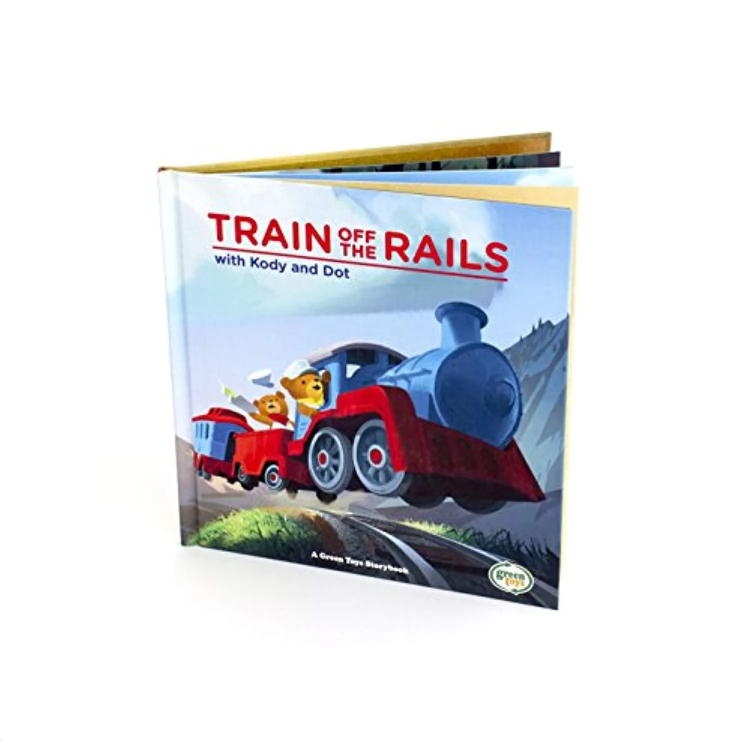 Green Toys Storybook Gift Set Includes Train & Storybook 100% Recycled Plastic