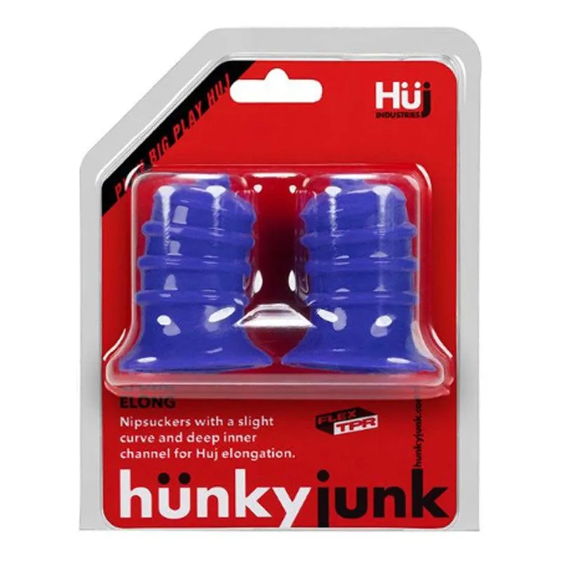 Hunkyjunk ELONG Nipsuckers - Wide Comfort Base - Cobalt