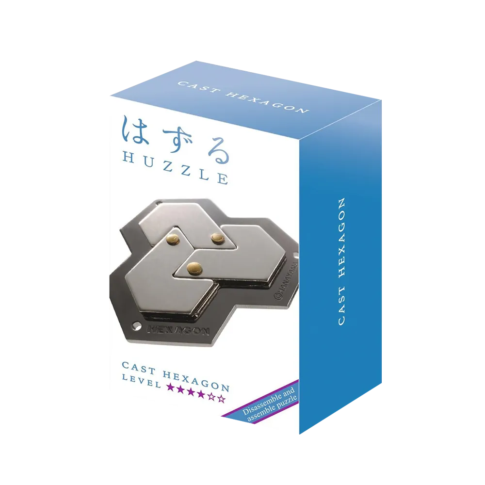 Huzzle Cast Hexagon 3D Puzzle