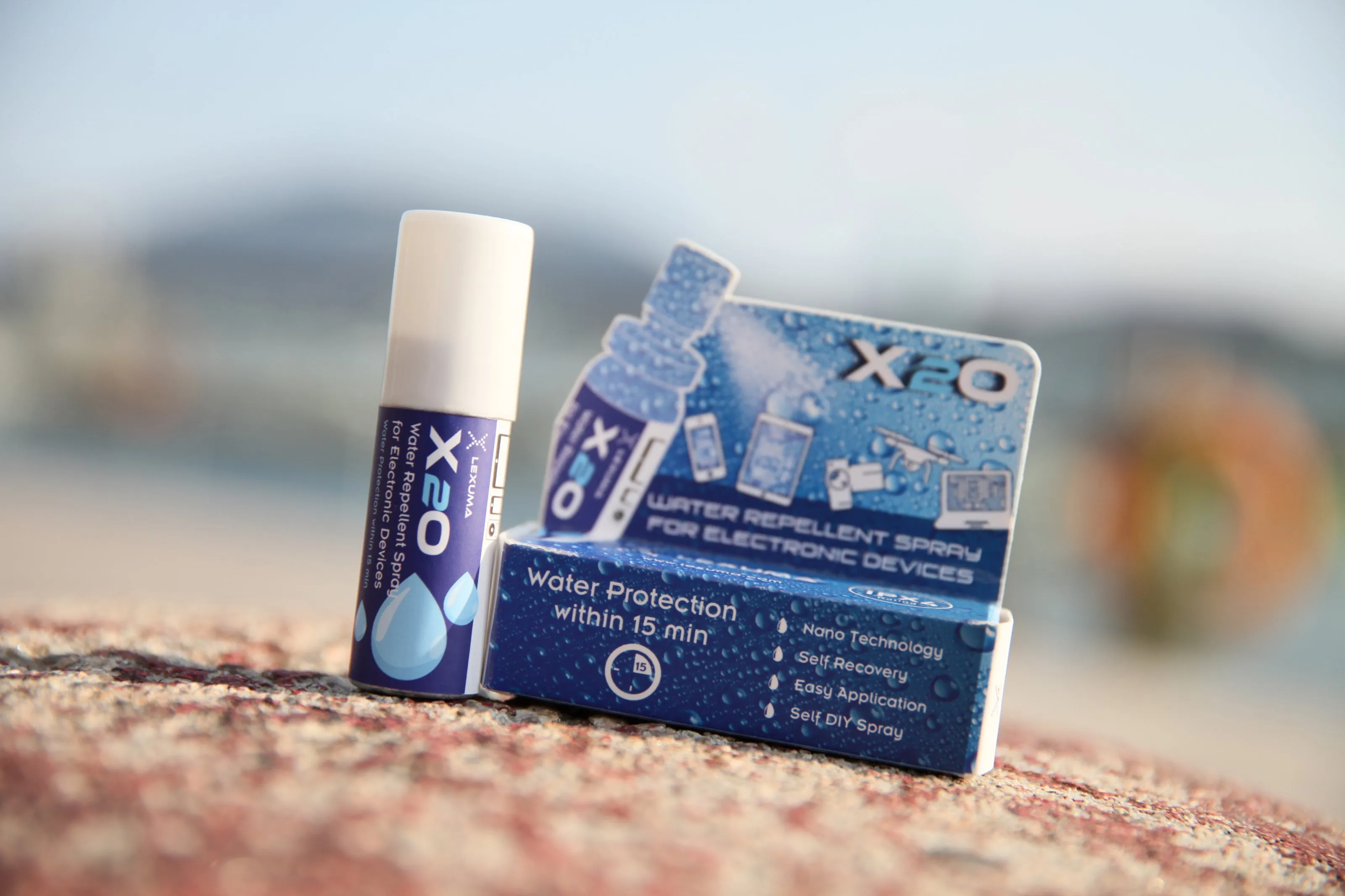 Lexuma X2O (10ml) - Waterproof / Water Repellent Spray For Electronic Devices