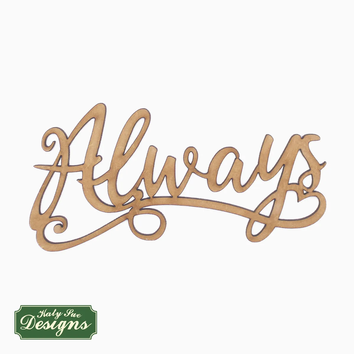 MDF Embellishment Words - Always (Set of 3)