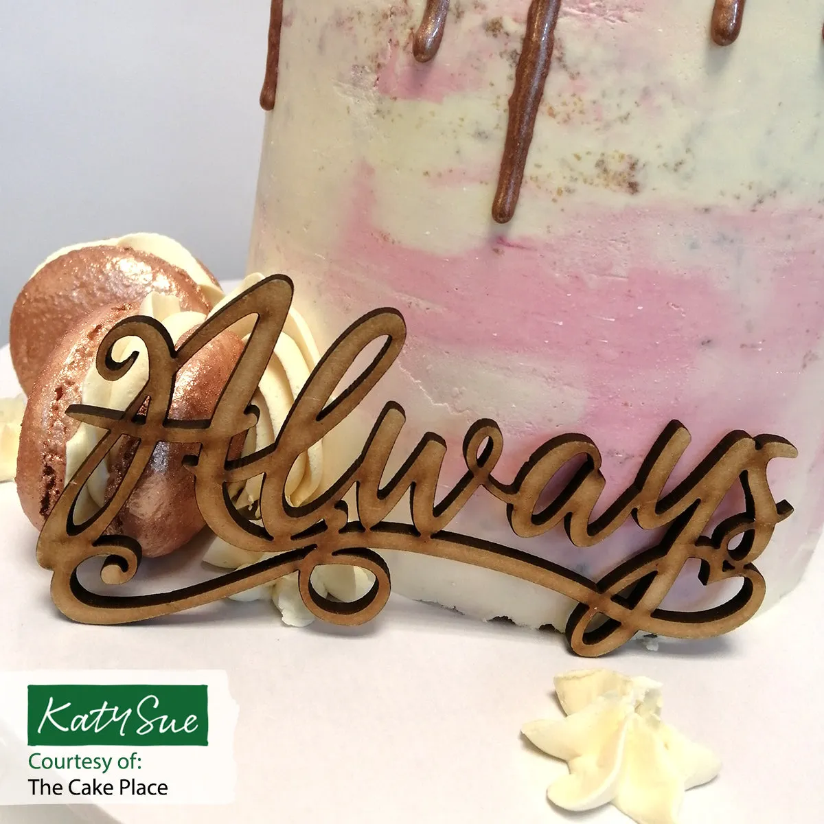 MDF Embellishment Words - Always (Set of 3)