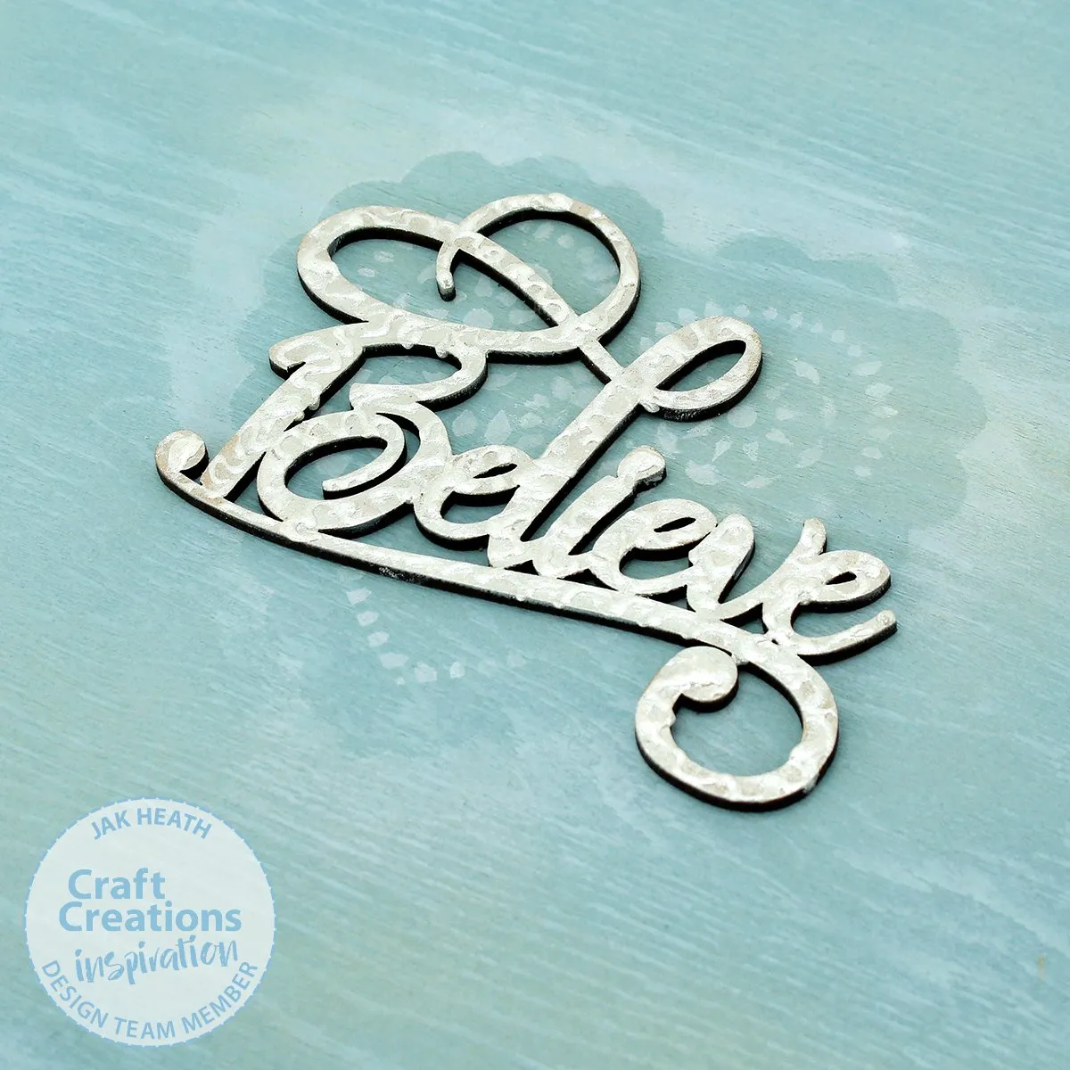 MDF Embellishment Words - Believe (Set of 3)