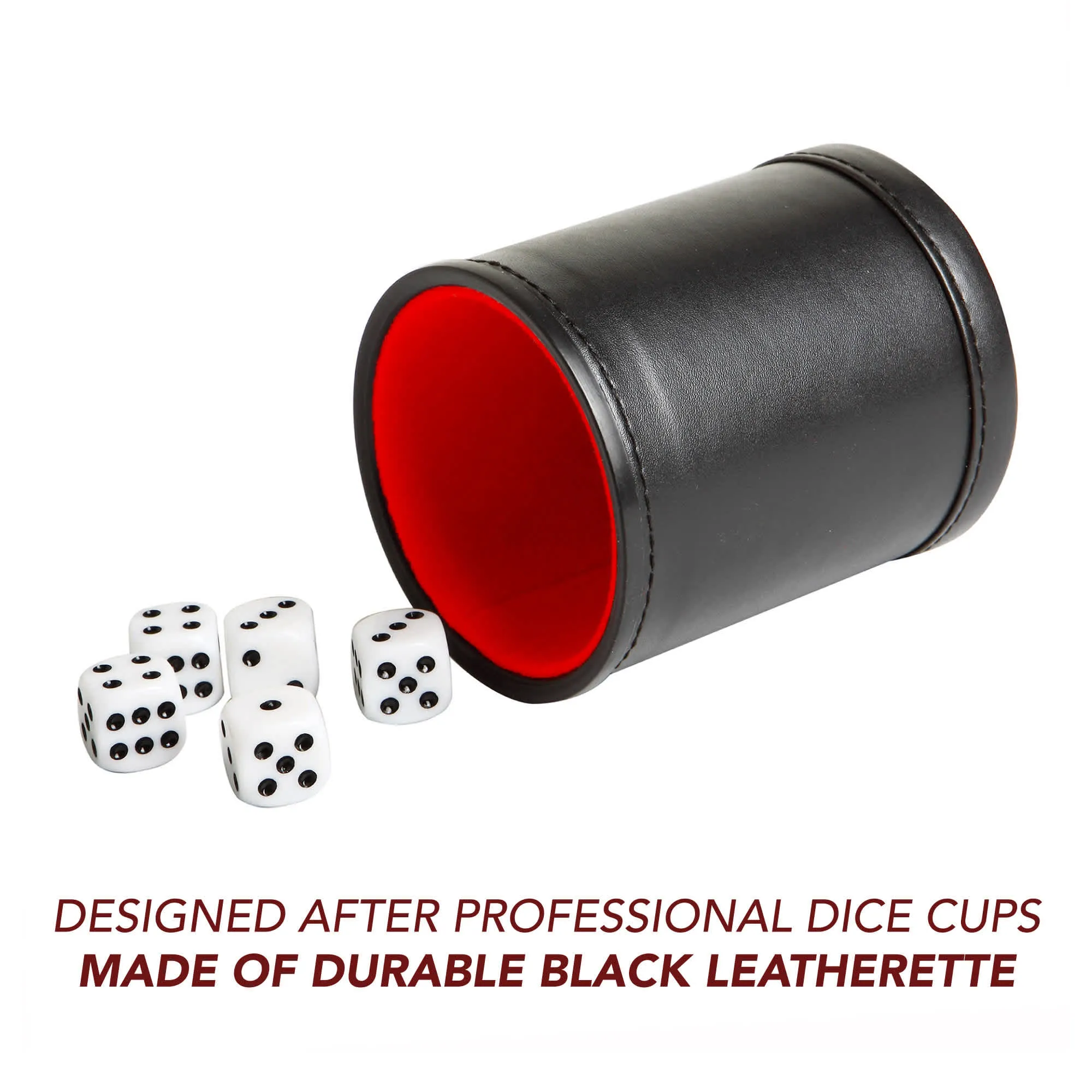 Modifier Dice Cup Set with Five Dice