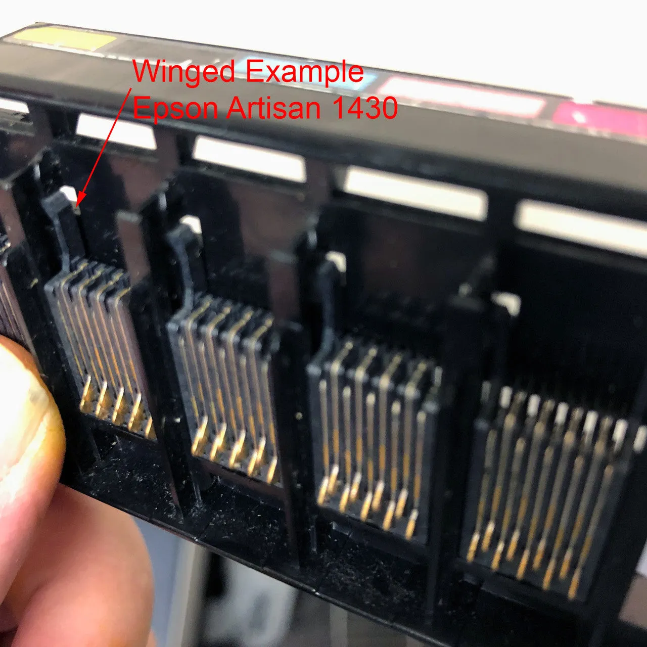 One RARE Winged 9-Pin Epson Cartridge Chip Board CSIC Pins