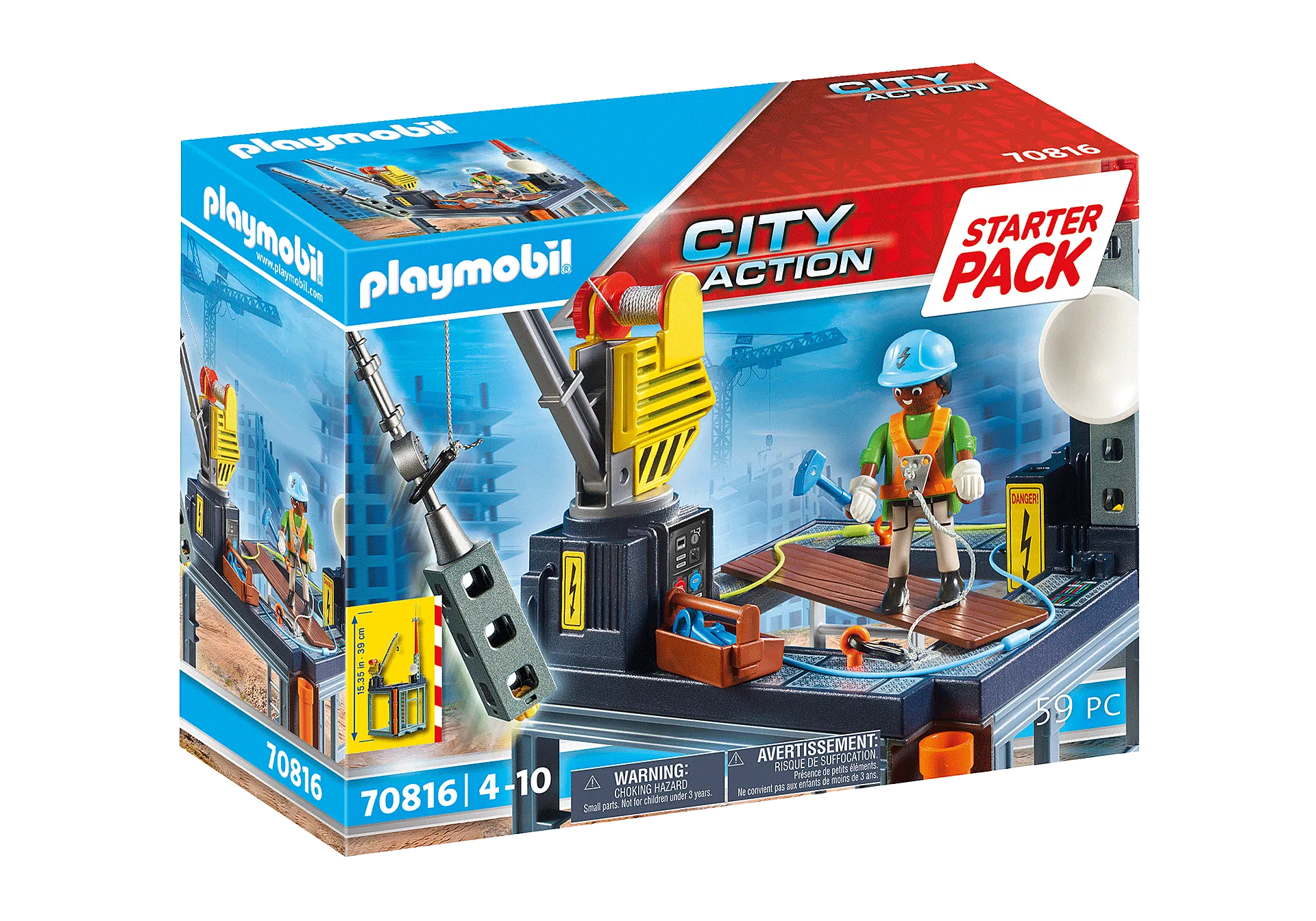 Playmobil City Action: Starter Pack Construction Site