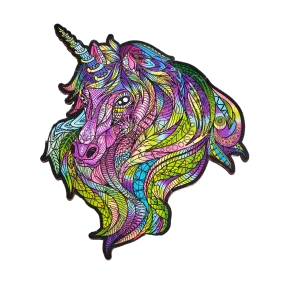 Purple Wind Unicorn (mini color puzzle)