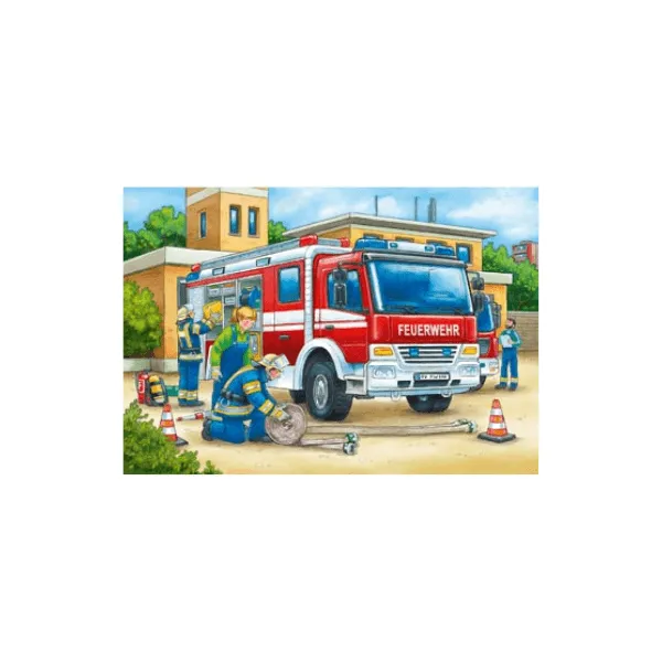 Ravensburger - Police and Firefighters Puzzle 2x12 pieces