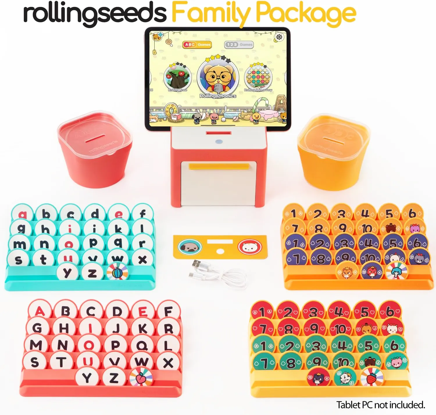 RollingSeeds – Alphabet & Numbers Games