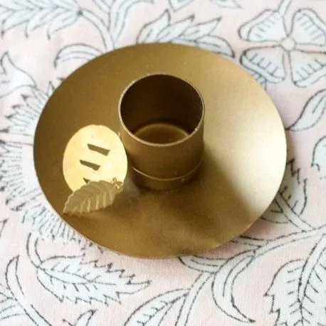 Simple Brass Candle Holder for Dinner Candle