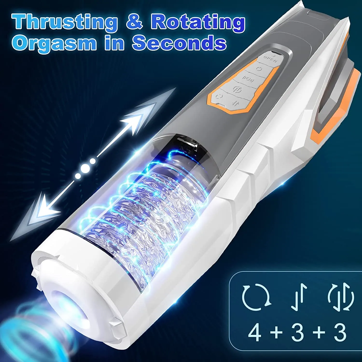 Starship Automatic Male Masturbator With Various Modes - Laphwing