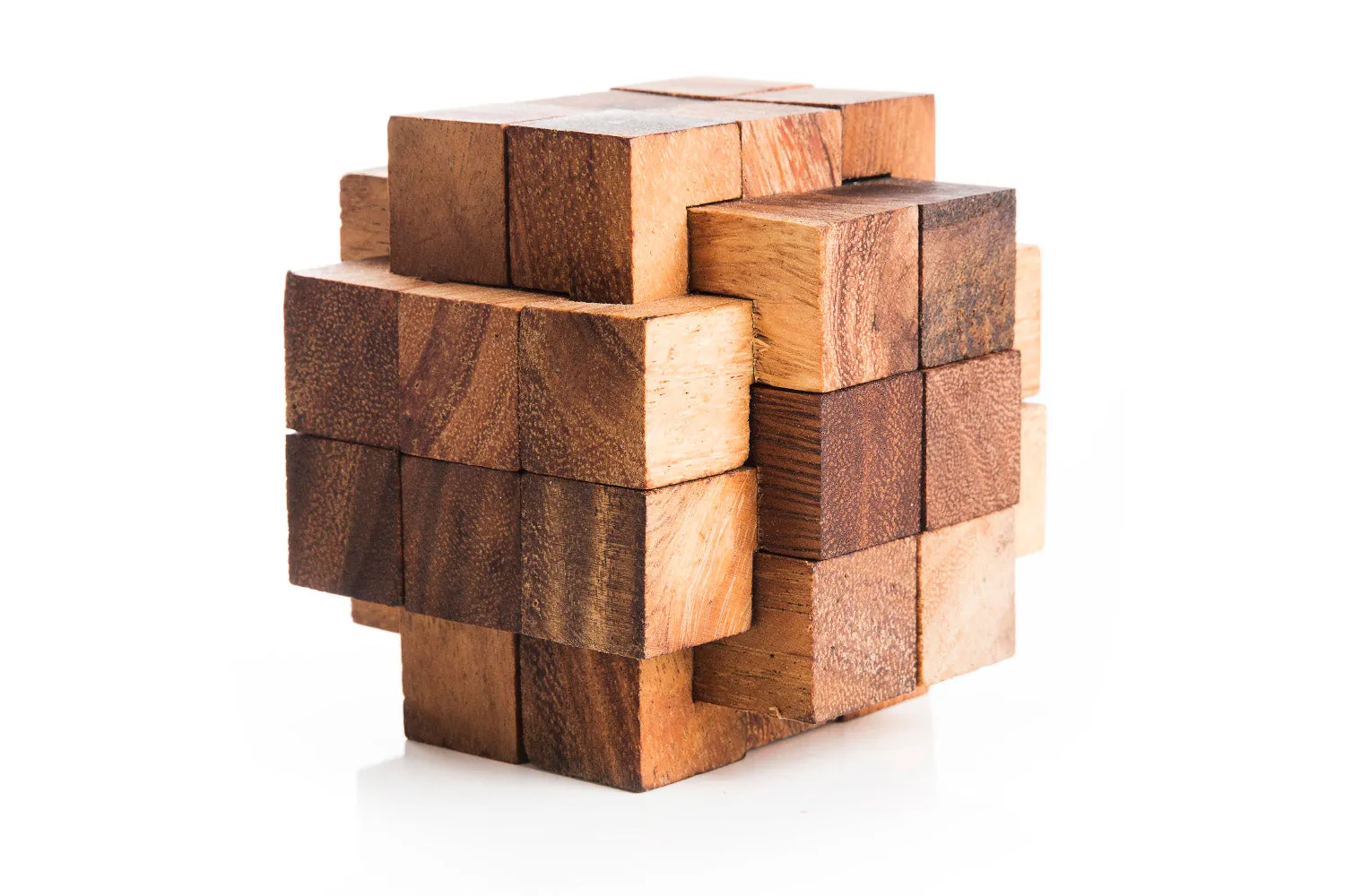 The Grandfather Burr Puzzle - 18 piece burr puzzle