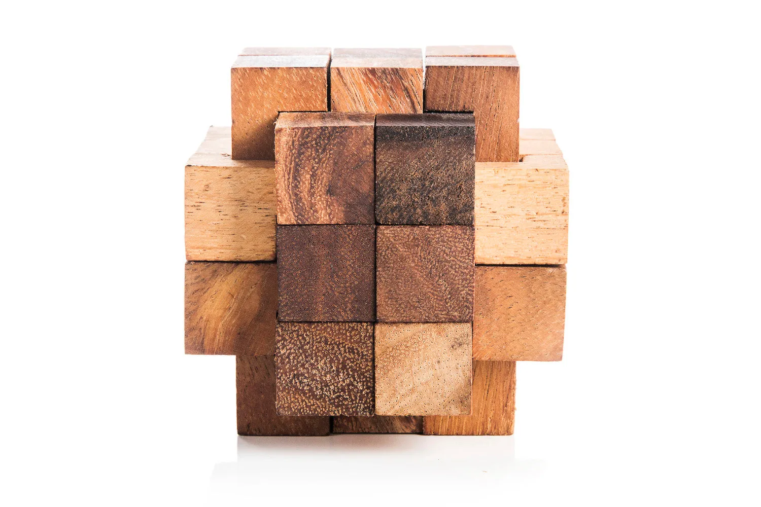 The Grandfather Burr Puzzle - 18 piece burr puzzle